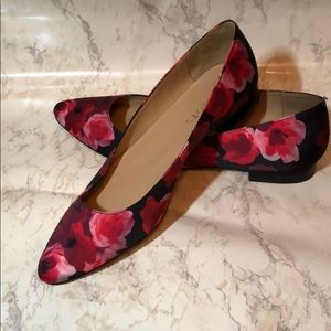 Talbots Floral Flats, Size 8.5M